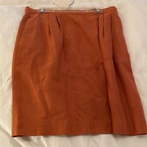 NWOT Lands End pencil skirt size 16P rayon/ linen